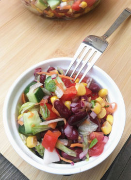 mindenbele babsaláta recept vegánblog