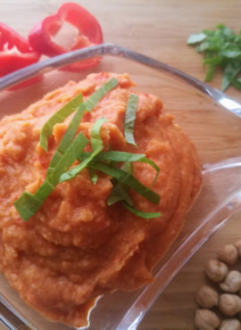 paprikás humusz recept vegánblog
