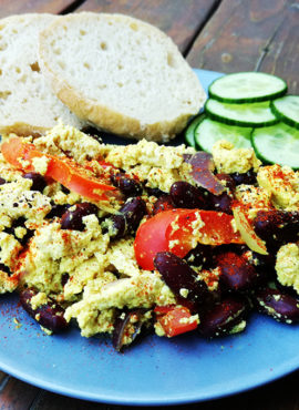tofu rántotta recept vegánblog