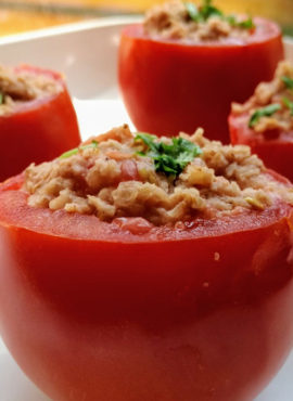 töltött paradicsom recept vegánblog