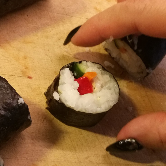 vegán sushi recept vegánblog