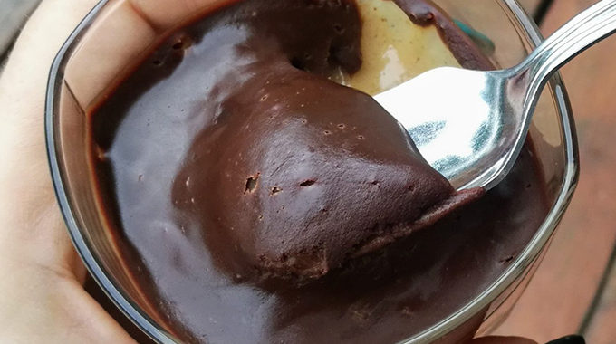 snickers csoki pohárdesszert recept vegánblog