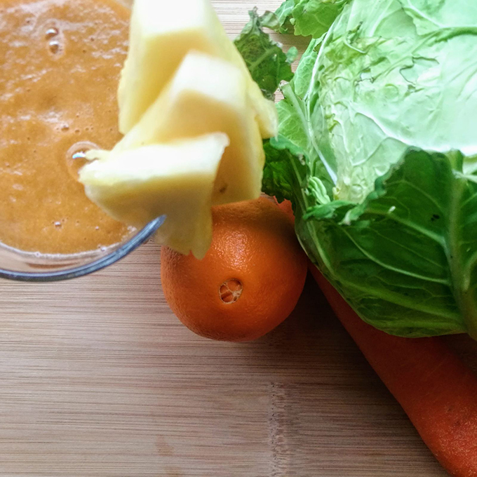 kel-ananász-narancs smoothie recept vegánblog