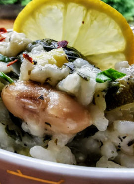 vegán Cukkinis spenótos rizottó vegánblog