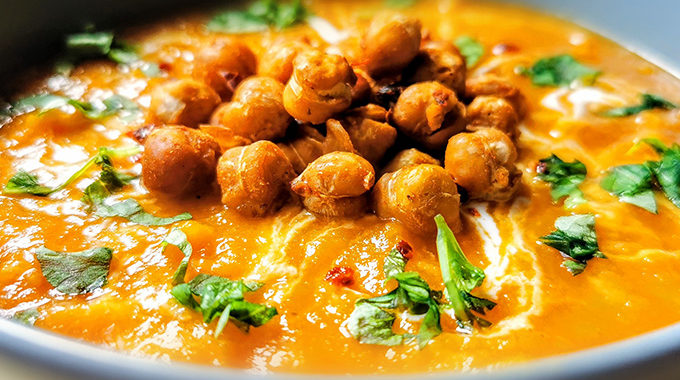 vegán currys édesburgonya krémleves recept vegánblog
