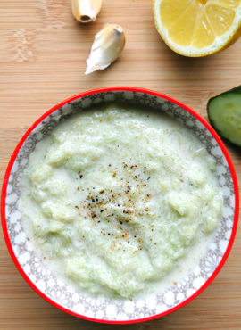 vegan tzatziki recept vegánblog