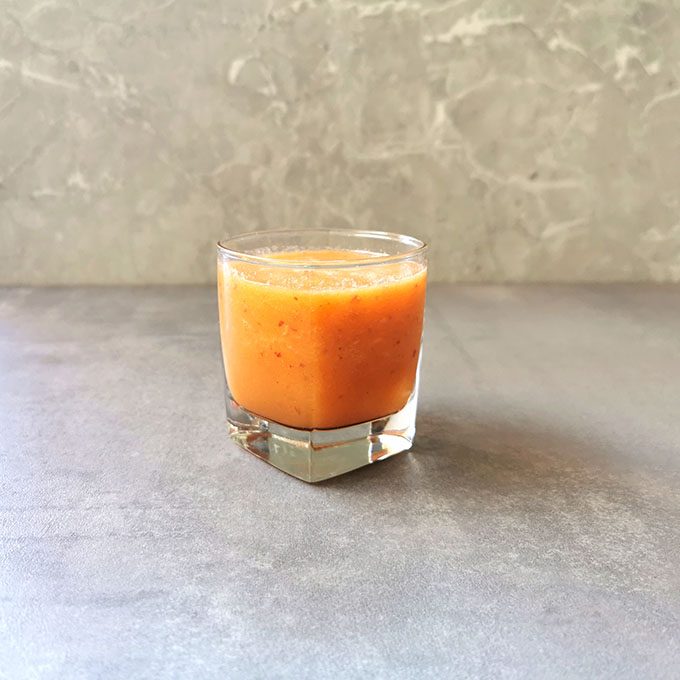 immunerősítő narancssárga smoothie vegánblog