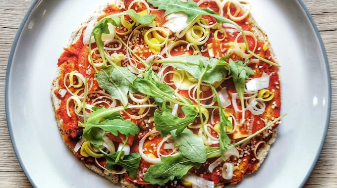serpenyős pizza recept vegánblog
