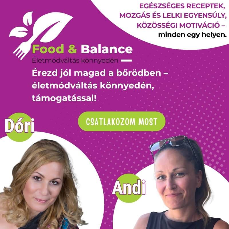 FOOD & BALANCE – Életmódváltás könnyedén