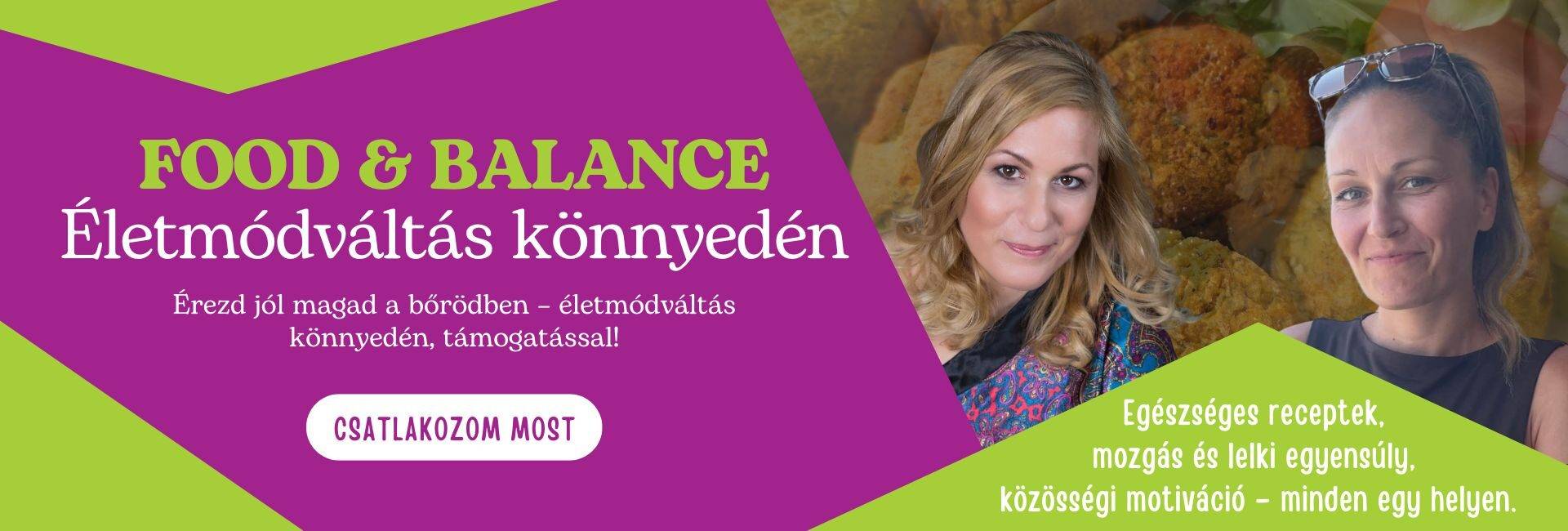 FOOD & BALANCE – Életmódváltás könnyedén