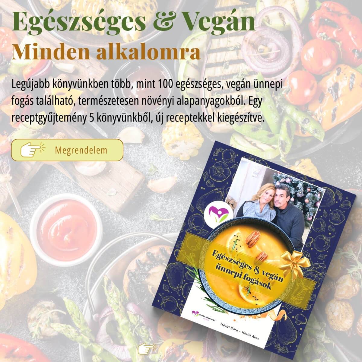 Vegán receptkönyv vásárlás