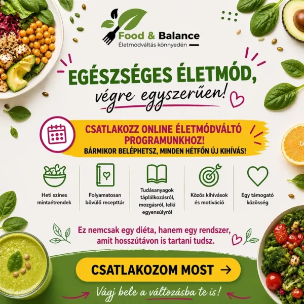 Vegán életmódváltó kihívás és online közösség