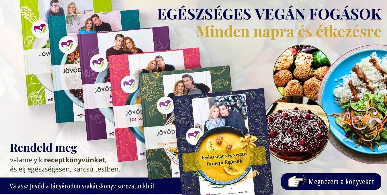 Vegán receptkönyvek minden étkezéshez